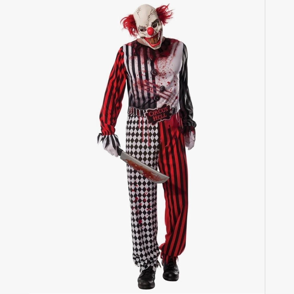 Rubie's Men's Circus Hell Evil Clown Costume